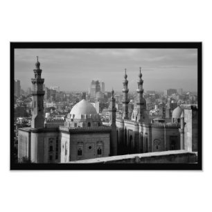 Sultan Hassan Mosque Foto Afdruk