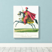 Sultan Mahmud II 1829 Canvas Afdruk (Insitu (Houten vloer))