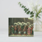 Sultan Mahmud II in Procession, 1809 Briefkaart (Staand voorkant)