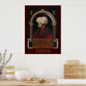 Sultan Mehmet II Canvas Print (Keuken)
