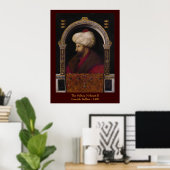 Sultan Mehmet II Canvas Print (Thuiskantoor)