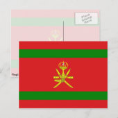 Sultan of Oman, Noorwegen Briefkaart (Voorkant / Achterkant)