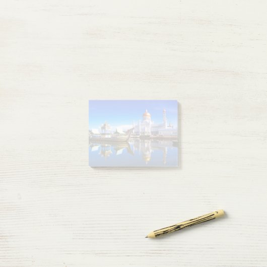 Sultan Omar Ali Saifuddien-moskee Post-it® Notes (Op bureau)