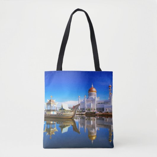 Sultan Omar Ali Saifuddien-moskee Tote Bag (Voorkant)