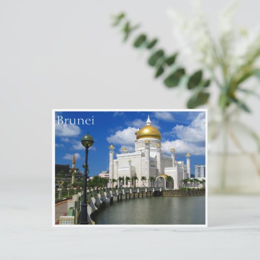 sultan omar moskee briefkaart (Staand voorkant)