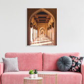 Sultan Qaboos Grand Mosque in Muscat, Oman Canvas Afdruk (Insitu (Woonkamer))