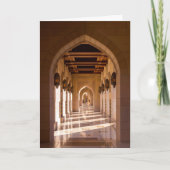 Sultan Qaboos Grand Mosque in Muscat, Oman Kaart (Voorkant)