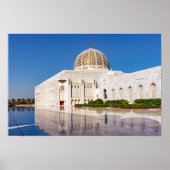 Sultan Qaboos Grand Mosque in Muscat, Oman Poster (Voorkant)
