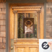 Sultan Qaboos Grand Mosque in Muscat, Oman Raamsticker (Huis Deur)