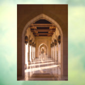 Sultan Qaboos Grand Mosque in Muscat, Oman Raamsticker (Vel 3)