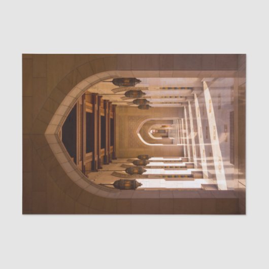 Sultan Qaboos Grand Mosque in Muscat, Oman Tissuepapier (Voorkant)