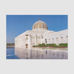 Sultan Qaboos-grootmoskee in Muscat, Oman Tissuepapier
