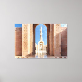 Sultan Qaboos Grote Moskee Canvas Afdruk