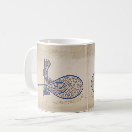 Sultan Sulaiman Tughra Koffiemok (Voorkant links)