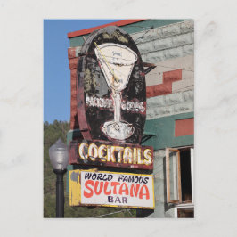 Sultana Bar op Route 66 Briefkaart