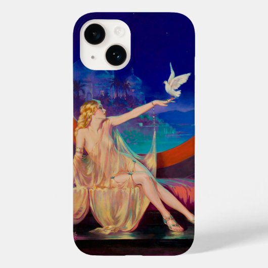 Sultana de Arabische Sultan's Concubine 1925 Case-Mate iPhone Case (Achterkant)