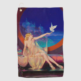 Sultana de Arabische Sultan's Concubine 1925 Golfhanddoek
