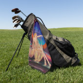 Sultana de Arabische Sultan's Concubine 1925 Golfhanddoek (Groen)