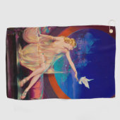 Sultana de Arabische Sultan's Concubine 1925 Golfhanddoek (Horizontaal)