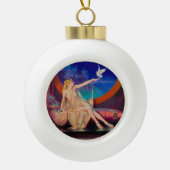 Sultana de Arabische Sultan's Concubine 1925 Keramische Bal Ornament (Voorkant)