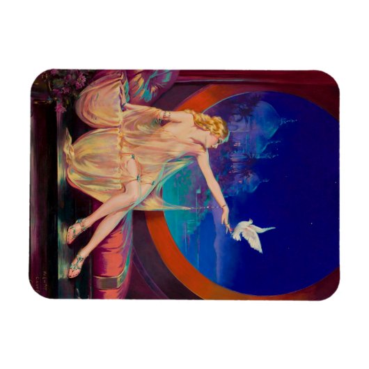 Sultana de Arabische Sultan's Concubine 1925 Magneet (Horizontaal)