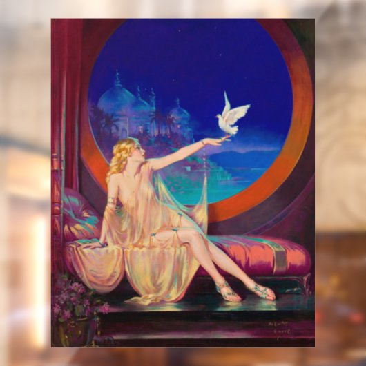 Sultana de Arabische Sultan's Concubine 1925 Raamsticker (Vel 2)