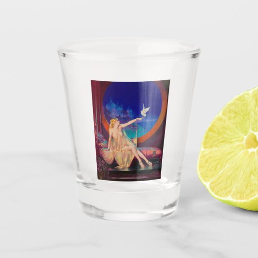 Sultana de Arabische Sultan's Concubine 1925 Shot Glas (Voorkant)