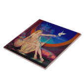 Sultana de Arabische Sultan's Concubine 1925 Tegeltje (Zijkant)