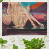 Sultana de Arabische Sultan's Concubine 1925 Theedoek (Gevouwen)