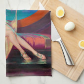 Sultana de Arabische Sultan's Concubine 1925 Theedoek (Quarter Fold)