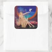 Sultana de Arabische Sultan's Concubine 1925 Vierkante Sticker (Tas)