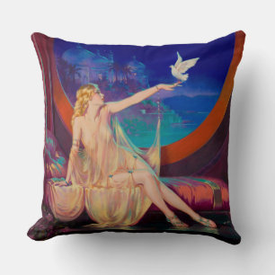 Sultana de concubine van de Arabische sultan 1925 Kussen