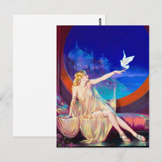 Sultana Pin Up Briefkaart (Voorkant / Achterkant)