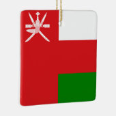 Sultanaat Oman-vlag Keramisch Ornament (Rechts)