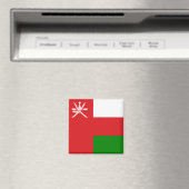 Sultanaat Oman-vlag Magneet (Insitu (Vaatwasser))