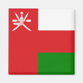 Sultanaat Oman-vlag Magneet (Voorkant)