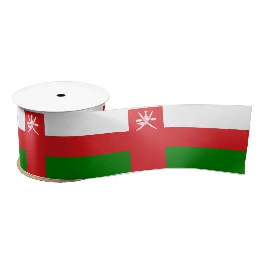 Sultanaat Oman-vlag Satijnen Lint (Spoel)