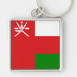 Sultanaat Oman-vlag Sleutelhanger