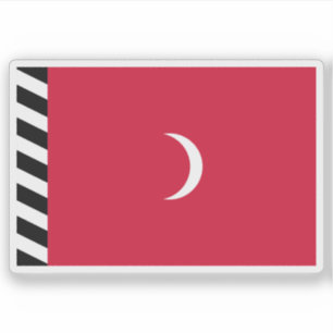 Sultanaat van de vlag van de Malediven (1926-1953) Sticker