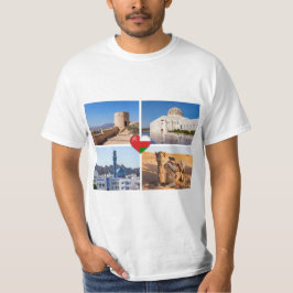 Sultanaat van Oman-landmerken T-shirt