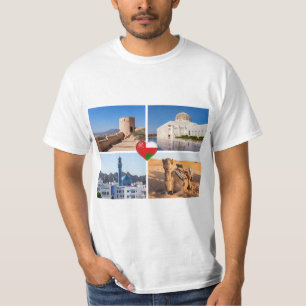 Sultanaat van Oman-landmerken T-shirt