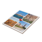 Sultanaat van Oman-landmerken Tegeltje (Zijkant)