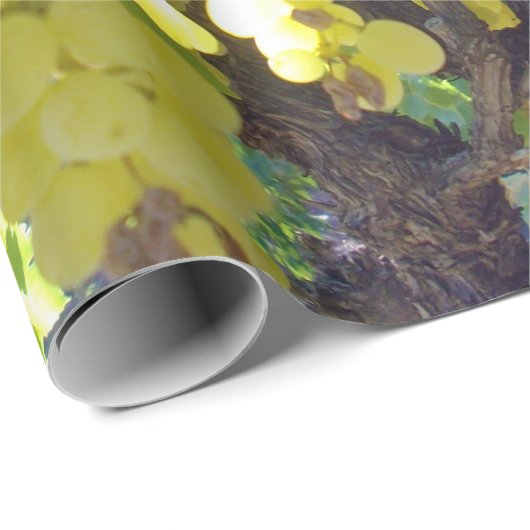 sultaninedruiven op een wijnstok, cadeaupapier (Rol Hoek)