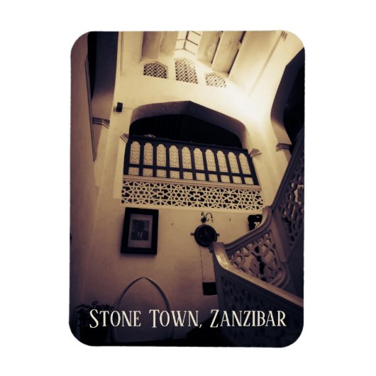 Sultan's Palace, Stone Town, Zanzibar Magneet (Verticaal)