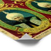 Sultans van de Ottomaanse Dynasty Vintage Poster (Hoek)