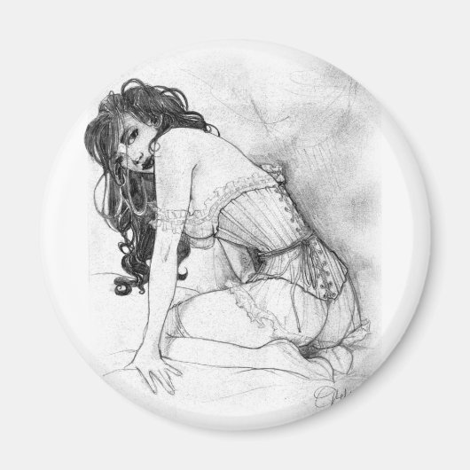 Sultry-corset Magneet (Voorkant)