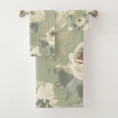 Sultry en verfijnd, donkerder pastelvormig roos bad handdoek (Insitu)