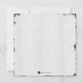 Sultry Floral Bachelorette Party Invitation Kaart (Achterkant)