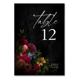 Sultry Nights Floral Wedding Bedankt ID829