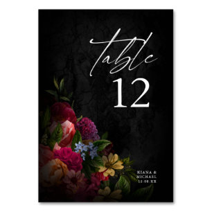 Sultry Nights Floral Wedding Bedankt ID829